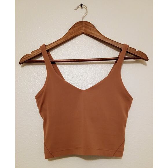 Lululemon Align Tank Top Sports Bra Women's Size 4 Spiced Chai - Picture 7 of 7